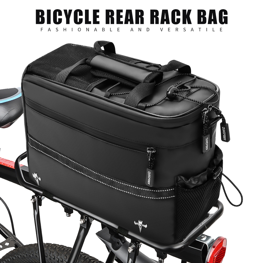 Cycling Commute Distance - Bolsa para bagageiro traseiro de bicicleta,