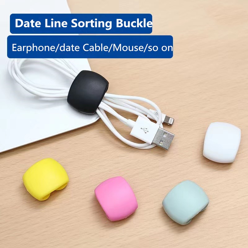 Cable Lock Flexible - Cabo de silicone organizador usb cabo