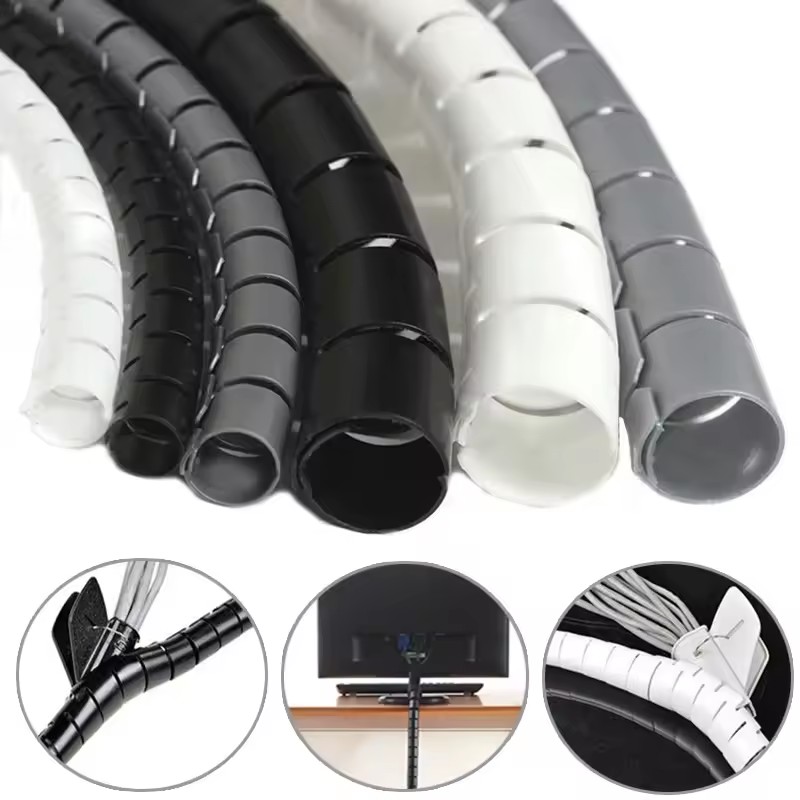 Cable Lock Flexible - Protetor de Cabo Espiral Flexível 2M/1M