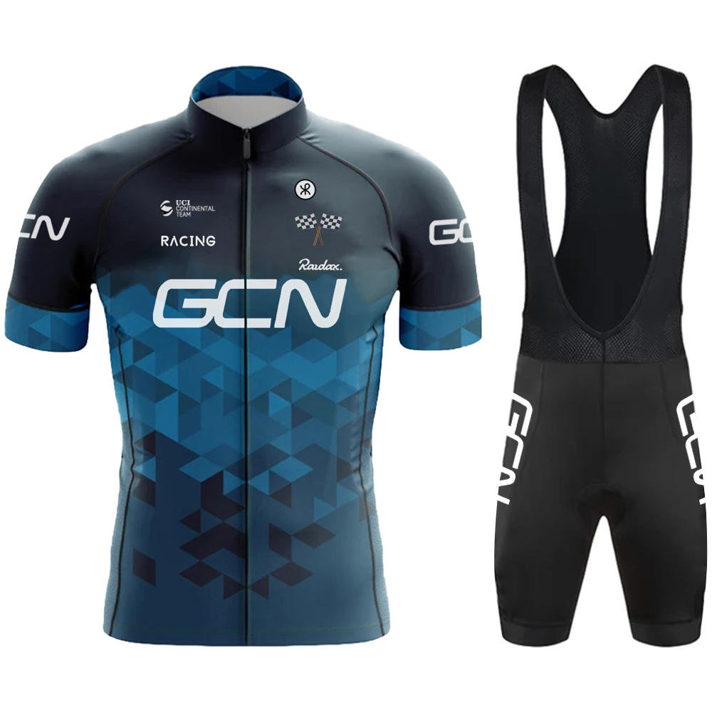 Cycling Commute Shorts - RAUDAXGCN-Conjunto de bicicleta masculina para ciclismo
