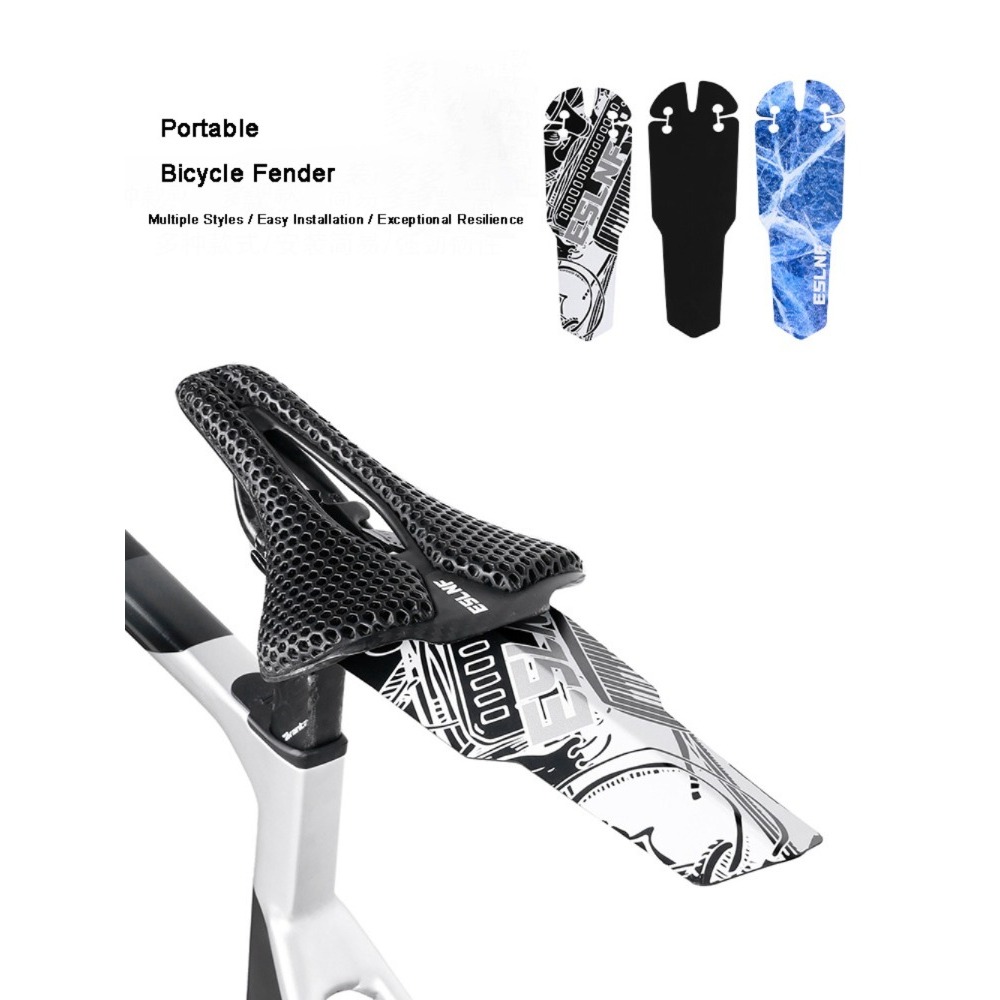 Commuting On Road Bike - Para-lamas de bicicleta portátil com design