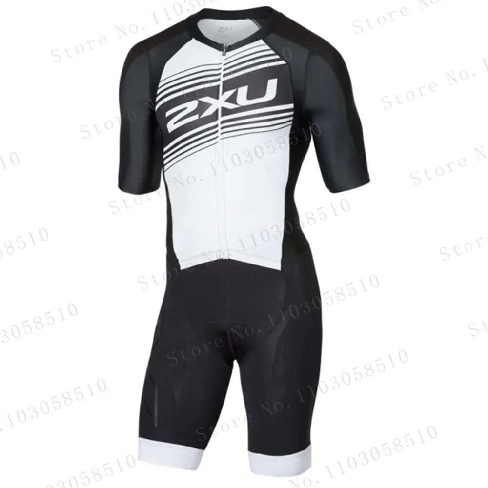 Cycling Commuter Clothing - Zxuful preto branco triathlon terno de