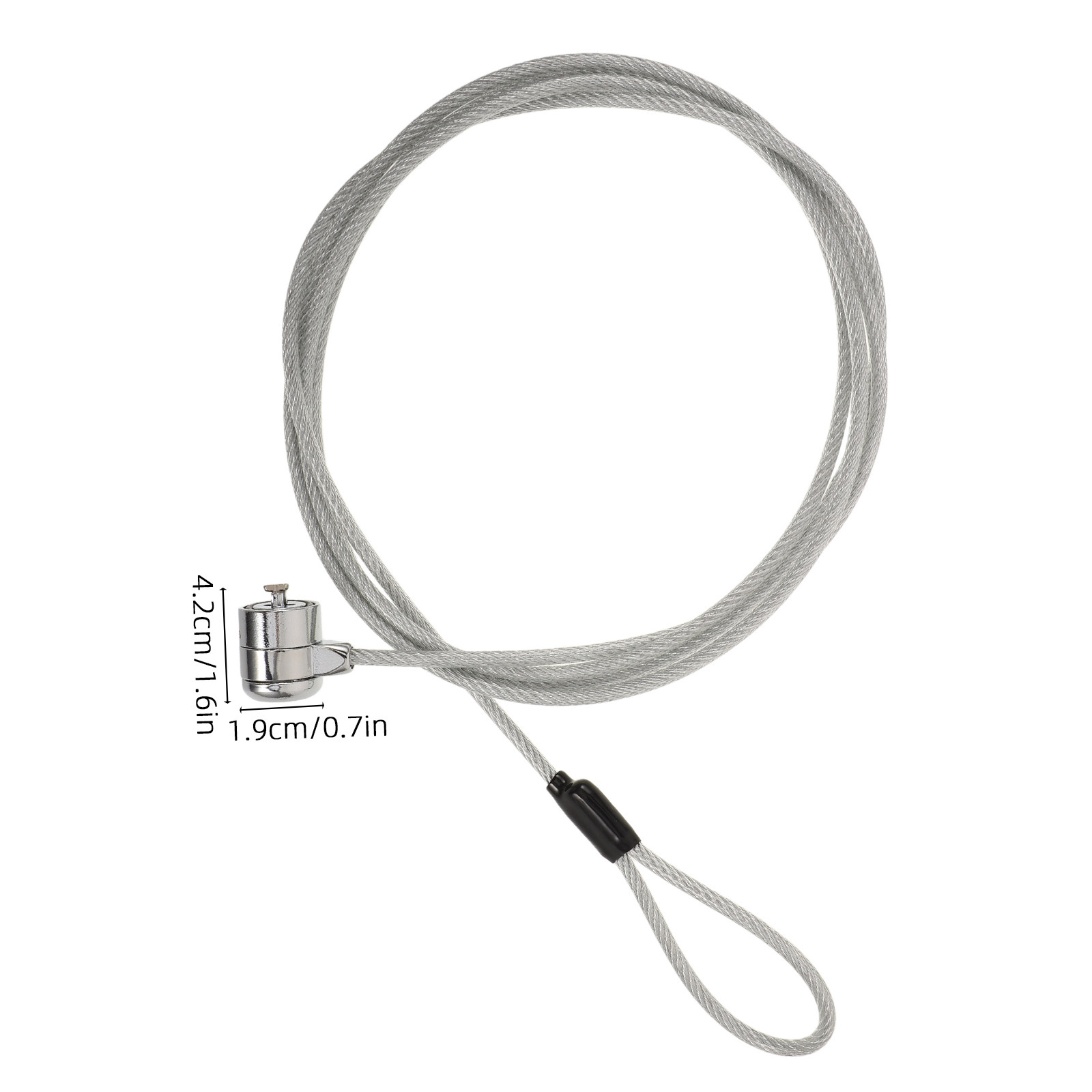 1 Conjunto de Cabo de Seguranç - Cable Lock Flexible avaliação e preço