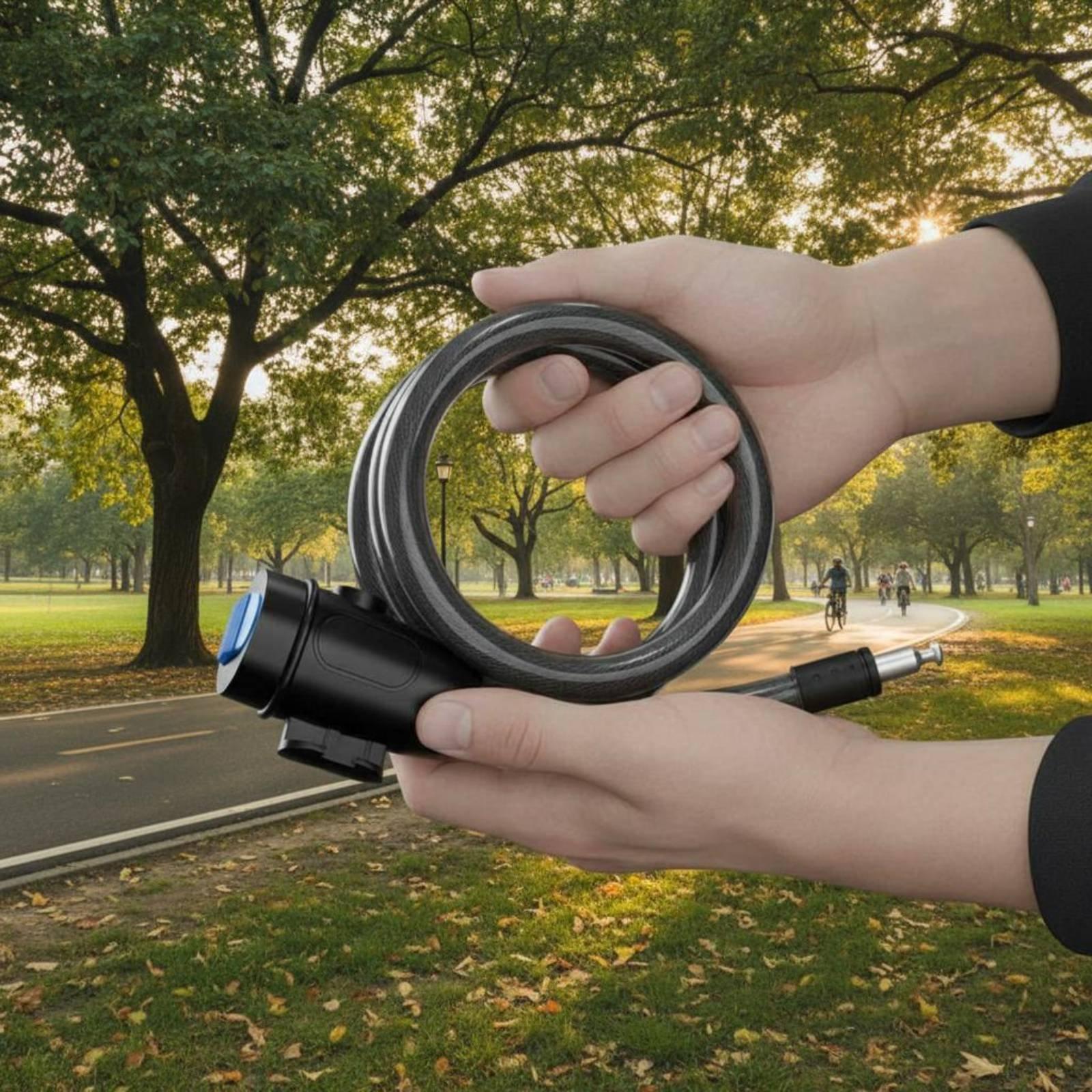 Cadeado de Bicicleta Antifurto - Cable Lock Flexible avaliação e preço